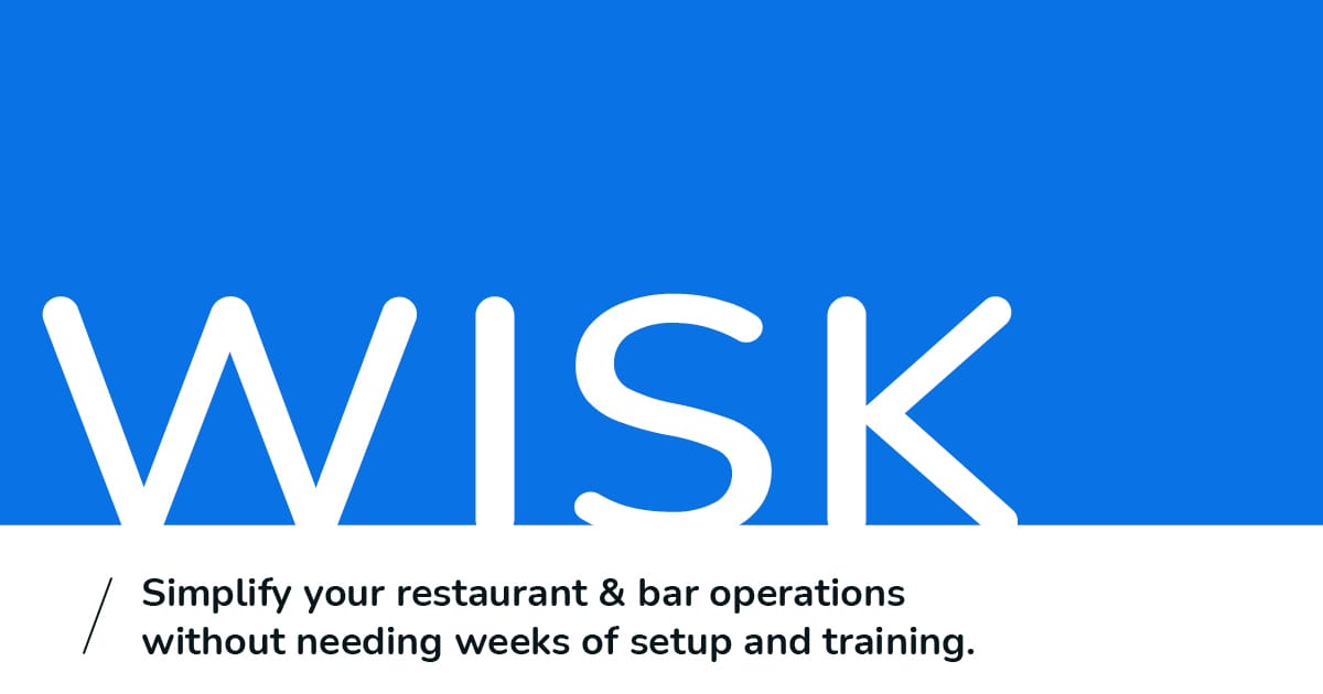 WISK Restaurant & Bar Software Save with 2 Months Free